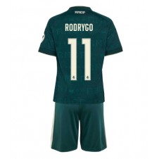 Real Madrid Rodrygo Goes #11 Bortaställ Barn 2026-27 Korta ärmar (+ Korta byxor)